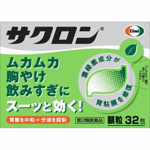 【第2類医薬品】サクロン 32包【エーザイ】