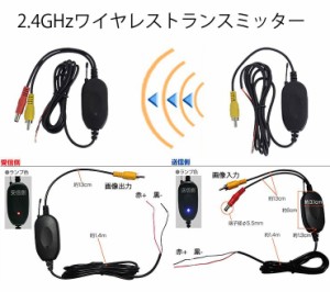 a0119n搭載ワイヤレスビデオトランスミッターセット　ワイヤレスビデオトランスミッター  2.4GHz 12V専用 WBTA0119N