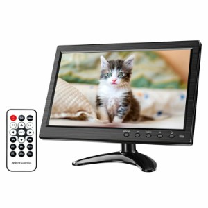 10.1インチ汎用カラーモニター 車載モニター 1024×600 HDMI/VGA/RCA/BNC入力可 USBメディアプレーヤー スピーカー内蔵 CMN101NEW