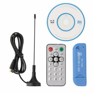 TV/ラジオチューナー 受信機 USB2.0 デジタル SDR+DAB+FM （RTL2832U+R820T2） DVB-T TVスティック USBチューナー USB2TV