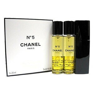 CHANEL (シャネル)  N°5 Eau de Toilette Twist and Spray シャネル N°5 パース スプレイ オードゥ トワレット 20mL＋リフィル 20mL×2