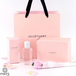 JILL STUART(ジルスチュアート) 【お手入れギフトセット】　コットン＆ネイルリムーバー（ラッピング済）【季節のソープフラワーブーケ】