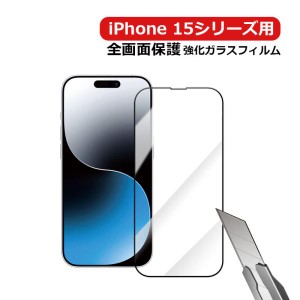 iPhone 15 15 Pro 15 Plus 15 Pro Max用 液晶保護フィルム 強化ガラスフィルム ガラス 全画面保護フィルム ネコポス送料無料 ポイント消