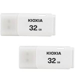 2個セットお買得 USBメモリ32GB Kioxia USB2.0 TransMemory U202 Windows/Mac対応 日本製 ネコポス送料無料 ポイント消化