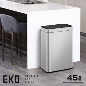 EKO マービス センサービン 45L EK9265MT 389828(ゴミ箱 おしゃれ 蓋つき 45 リットル 45リットル キッチン) 1-2W