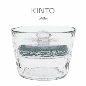 KINTO キントー 浅漬鉢 クリア 640ml(ガラス 保存容器 おしゃれ 漬物 漬け物 お漬物 ピクルス 小鉢 漬け物鉢 漬物鉢 和食)【F】