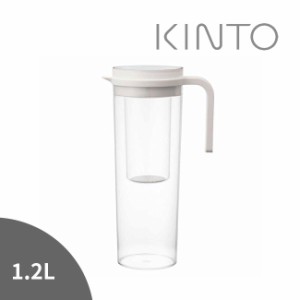 KINTO キントー PLUG アイスティージャグ 1.2L(ピッチャー 水入れ 水差し シンプル おしゃれ たっぷり 大容量 冷蔵庫)