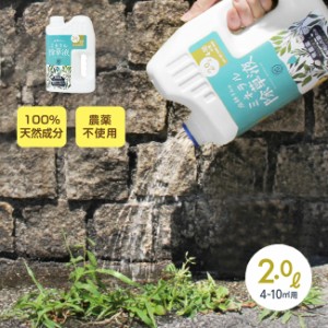 庭師さんのミネラル除草液(除草剤 日本製 除草液 天然成分 ペット 環境 安全 農薬不使用 除草 液体 散布 草 雑草 庭) 即納