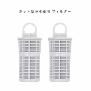 浄水ポット ビューク 交換用カートリッジ《2個》(浄水器 専用 カートリッジ 浄水カートリッジ 替えカートリッジ 交換)