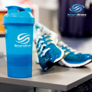 SmartShake スマートシェイク O2GO 600ml(プロテイン シェイカー ボトル アスリート スポーツ ブレンダーボトル おしゃれ) 1-2W