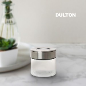 DULTON ダルトン シリンダー ジャー ウィズ プレス リッド S 350ml(保存瓶 密閉 保存容器 キャニスター ガラス)