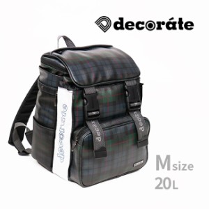 decorate デコレート Scachi 20L(スクールバッグ ラン活 バックパック リュックサック リュック型 ランドセル チェック柄 DMS-084 M)