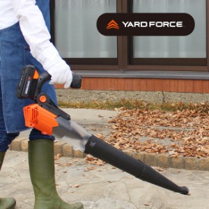 YARD FORCE ヤードフォース 24Vジェットスクリューブロワ(ブロワ ブロワー 充電式 電動 送風機 落ち葉 枯れ葉 ハイパワー) 即納