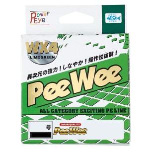 アルファタックル　パワーアイ　ＰｅｅＷｅｅＷＸ４　ライムグリーン　３号　２００ｍ