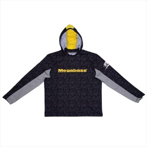 メガバス　GAME HOODIE(ゲームフーディ) BLACK(ブラック） (XS)