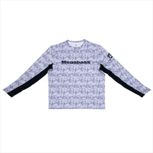 メガバス　GAME LONG SLEEVE(ゲームロングスリーブ) WHITE (ホワイト）(S)