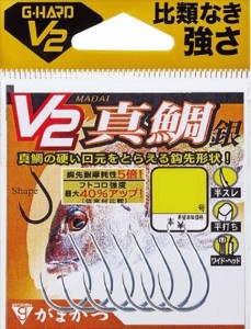 がまかつ 針 G-HARD V2 V2 真鯛 銀 9号