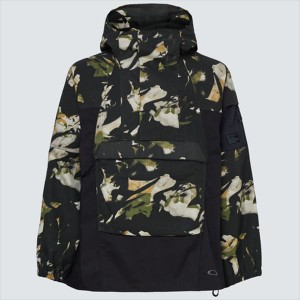 オークリー ウェア FGL TC STROKE ANORAK GREEN PRINT XL（US/EUサイズ）