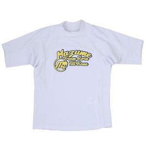 mazume インナー mazume ラッシュガード KIDS short sleeve 150 ホワイト MZAP-586