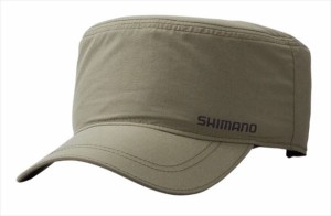 シマノ 帽子 CA-016V シンセティック ワークキャップ カーキ L