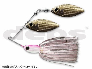 デプス スピナーベイト バズベイト ミニブロス 1/4oz シングルウィロー 06 ピンクパール