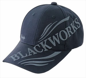 がまかつ 帽子 GM9894 フィッシングキャップ(ブラックワークス) ブラックxシルバー L
