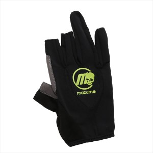 mazume マズメ 手袋 MZGL-S720 mazumeライトグローブ3C ブラック×ブラック L