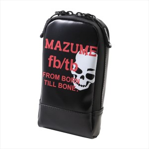 mazume マズメ MZAP-724 mazumeモバイルケースSlim ブラック×レッド