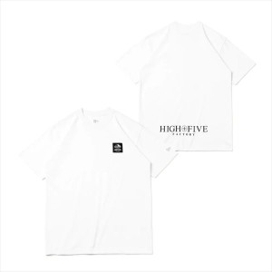 ニューエラジャパン 半袖 パフォーマンス Tシャツ HIGH FIVE FACTORY ウーブンラベル ホワイト レギュラーフィット M