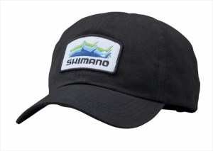 シマノ 帽子 CA-014W パッチキャップ ブラック M