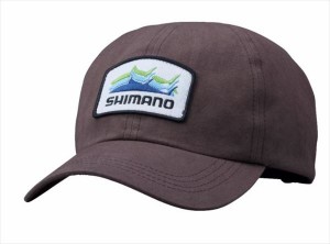 シマノ 帽子 CA-014W パッチキャップ ブラウン S