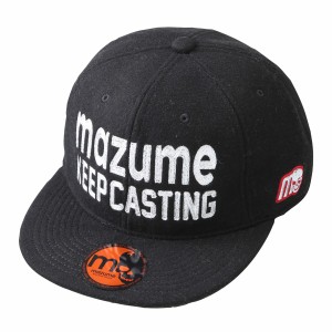 マズメ 防寒帽子 FLAT CAP ウール3 ブラック フリー