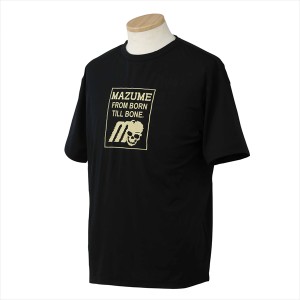 オレンジブルー ウェア MZAP-766mazume プライムフレックスTシャツ ロゴ ブラック M