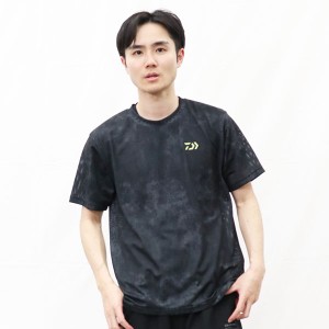 ダイワ ウェア DE-8724 ドライメッシュショートスリーブシャツ ボトムブラック 2XL