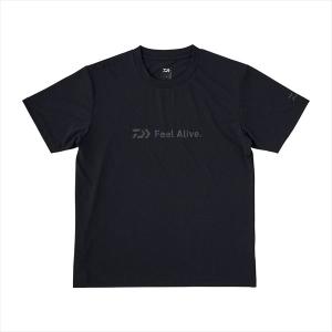 ダイワ DE-7525 ロングスリーブハーフジップシャツ ブラック XL ダイワ