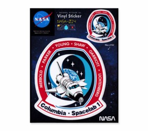 NASA ステッカー 車 かっこいい アウトドア おしゃれ アメリカン ミリタリー 宇宙 スペースシャトル カーステッカー アメリカ アメリカン