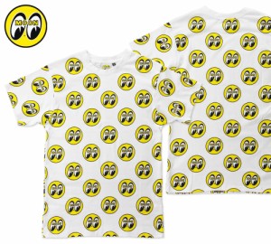 ムーンアイズ Tシャツ メンズ 半袖 アメカジ おしゃれ かっこいい かわいい ホットロッド レーシング モーター MOONEYES Eyeball All-Ove