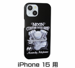 ムーンアイズ iPhone15 ケース アイフォン15 アイフォンケース カバー ジャケット おしゃれ かっこいい アメリカン 車 バイク ホットロッ