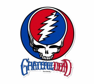 グレイトフルデッド ステッカー アメリカン おしゃれ かっこいい ロック 音楽 ミュージシャン スカル アメリカン雑貨 GRATEFUL DEAD ロゴ