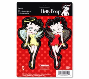 ベティ・ブープ ステッカー 車 アメリカン セクシー おしゃれ バイク ヘルメット かっこいい カーステッカー BETTY BOOP DEVIL&ANGEL