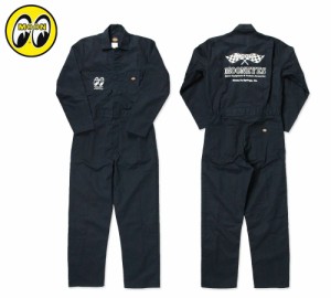 ムーンアイズ つなぎ メンズ Dickies ディッキーズ おしゃれ かっこいい 作業着 カバーオール 長袖 アメカジ MOONEYES MOON カバーオール