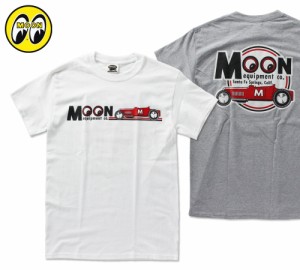 ムーンアイズ Tシャツ メンズ 半袖 アメカジ おしゃれ かっこいい ホットロッド レーシング モーター MOONEYES MOON Equipment Red Roads