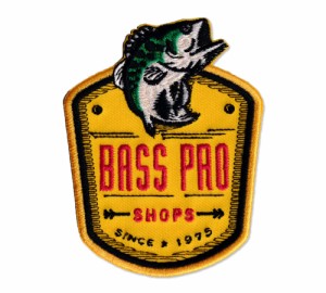 バスプロ ワッペン アイロンワッペン おしゃれ アメカジ キャンプ アメリカ アメリカン雑貨 Bass Pro Shops