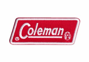 コールマン ワッペン アイロンワッペン おしゃれ アメカジ キャンプ アメリカ アメリカン雑貨 COLEMAN レッド