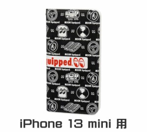 ムーンアイズ iPhone13 mini ケース アイフォン13 アイフォンケース カバー ジャケット 手帳型 おしゃれ かっこいい 車 バイク ホットロ