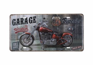 看板 サインプレート サインボード インテリア 雑貨 壁 飾り アメリカン おしゃれ かっこいい ガレージ アメリカン雑貨 バイク ルート66 