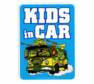 タートルズ ステッカー 子供が乗ってます KIDS IN CAR キッズインカー アメリカン キャラクター アメリカ アメコミ 車 おしゃれ かっこい