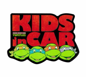 タートルズ ステッカー 子供が乗ってます KIDS IN CAR キッズインカー アメリカン キャラクター アメリカ アメコミ 車 おしゃれ かっこい