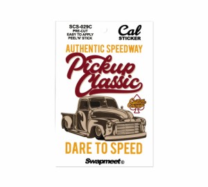 ステッカー 車 アメリカン おしゃれ かっこいい アメリカン雑貨 Swapmeet Cal STICKER PICKUP CLASSIC