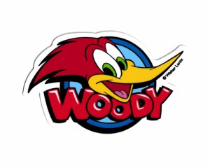 ウッディー・ウッドペッカー ステッカー アメリカン キャラクター アメリカ かわいい おしゃれ かっこいい Woody Woodpecker ダイカット